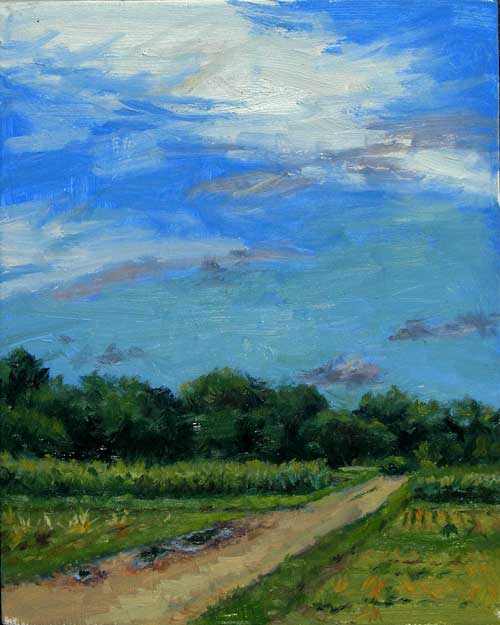 Mud Puddles, 8x10", oil on panel by Jeffrey Smith Mud Puddles, 8x10", oil on panel by Jeffrey Smith
