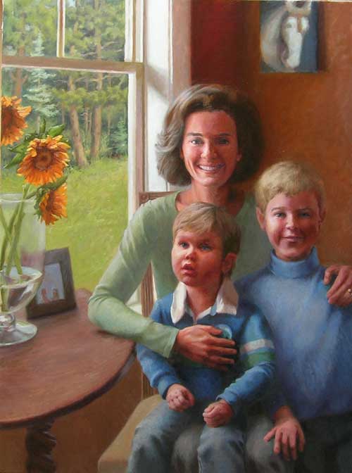 Portrait painting, by Minneapolis artist, Jeffrey Smith