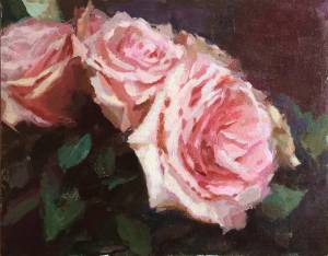 Soft Pink Roses | Jeffrey Smith Art